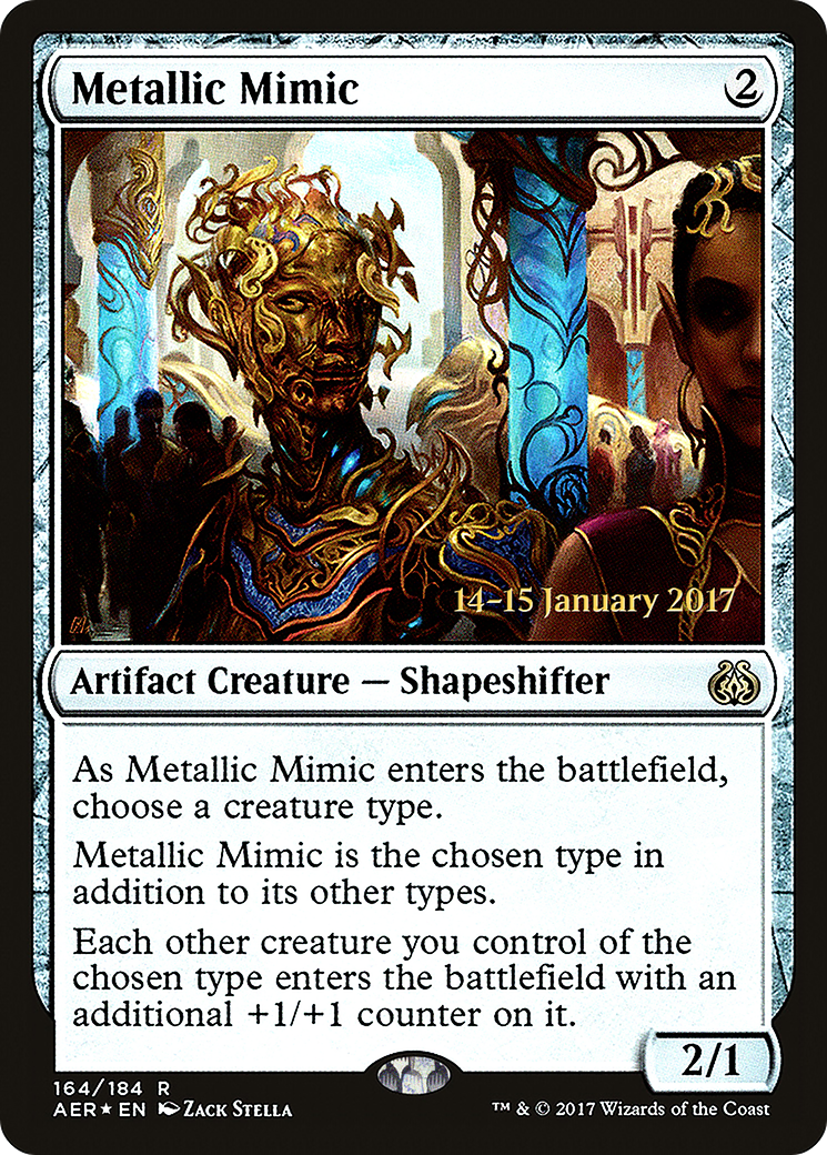 Metallic Mimic (PRE-164S) - Aether Revolt Promos (Prerelease) Foil