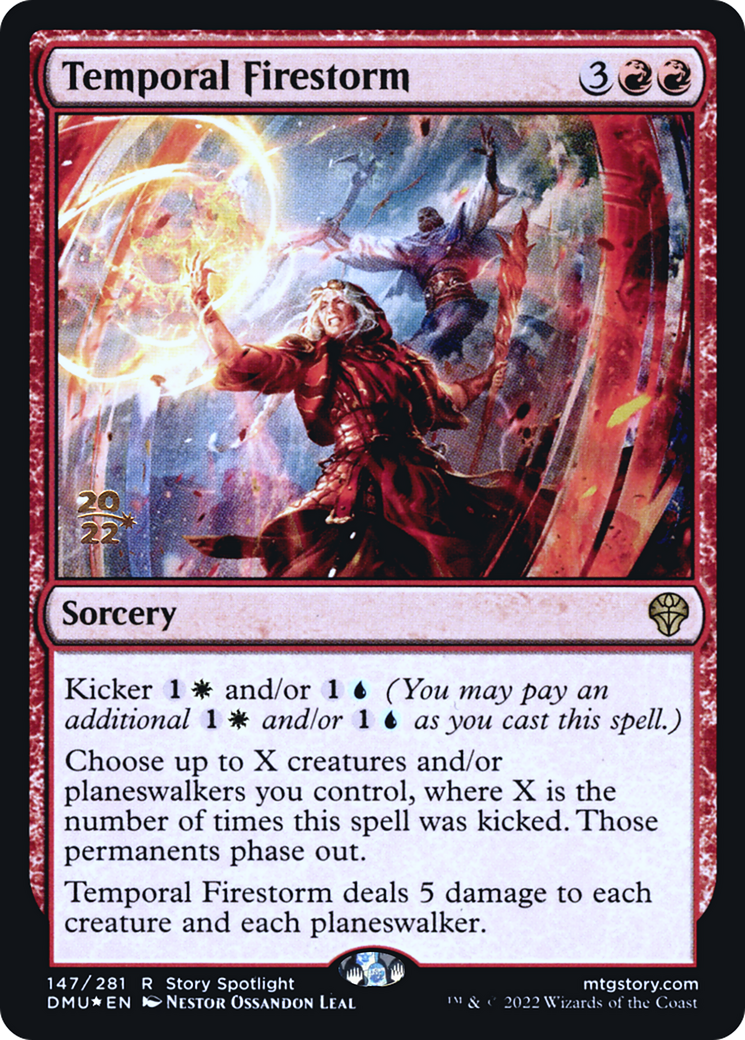 Temporal Firestorm (PRE-147) - Dominaria United Promos (Prerelease) Foil