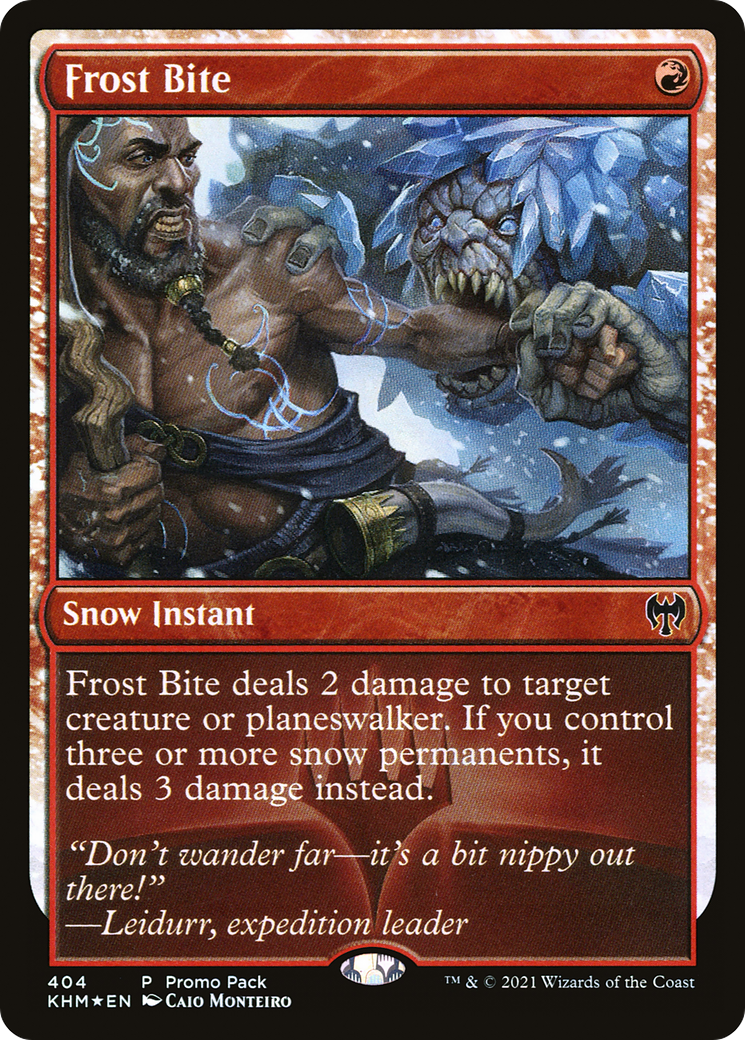 Frost Bite (PPKHM-404) - Kaldheim: (snow) (Promo Pack)