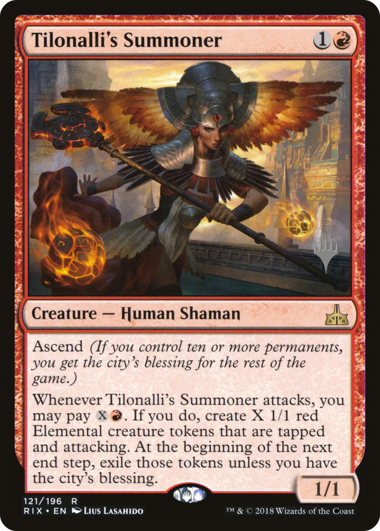 Tilonalli's Summoner (PPM20-121P) - Rivals of Ixalan Promos (Promo Pack)