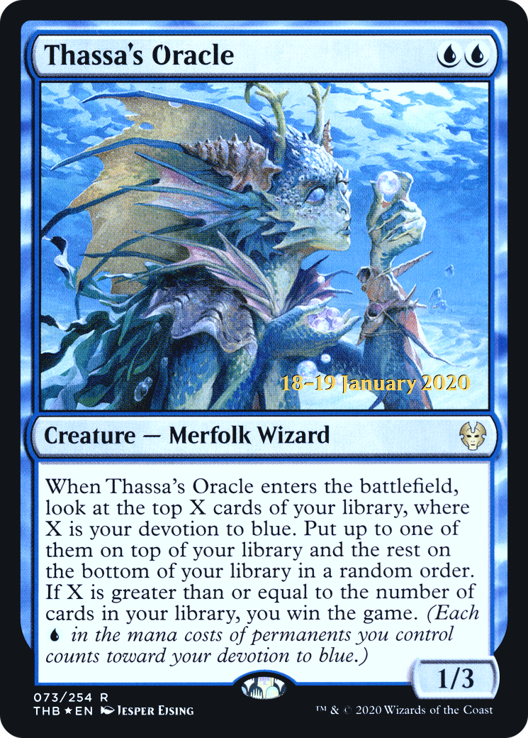 Thassa's Oracle (PRE-73S) - Theros Beyond Death Promos (Prerelease) Foil