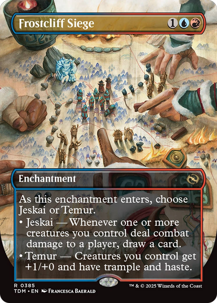 Frostcliff Siege (Borderless) (TDM-385) - Tarkir: Dragonstorm (Borderless)