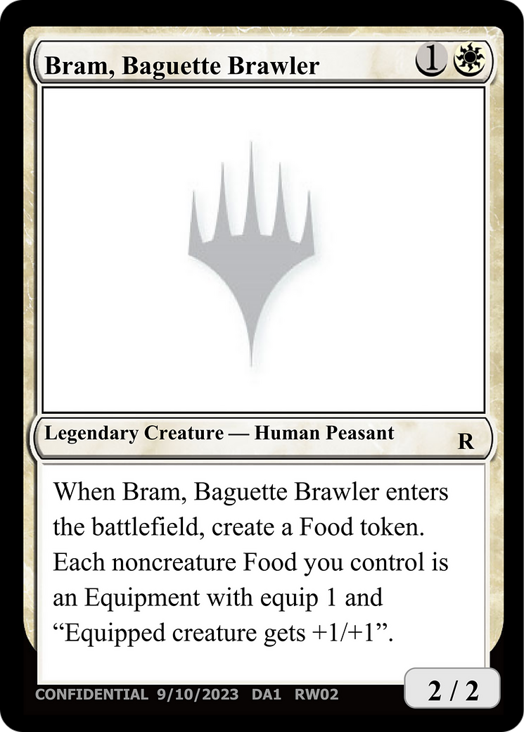 Bram, Baguette Brawler (UNK-RW02A) - Unknown Event (Playtest)