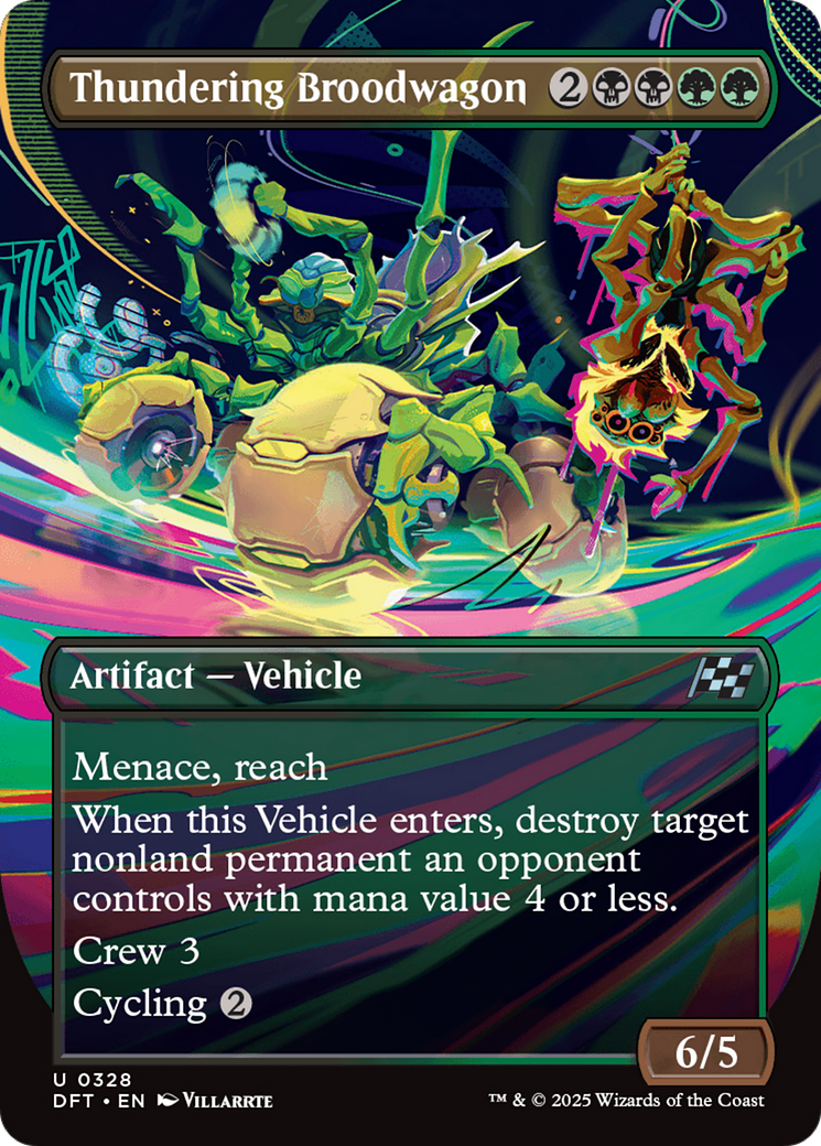 Thundering Broodwagon (Borderless)(DFT-328) - Aetherdrift