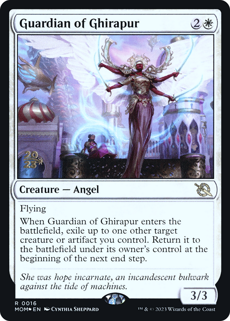 Guardian of Ghirapur (PRE-16S) - March of the Machine Promos (Prerelease) Foil