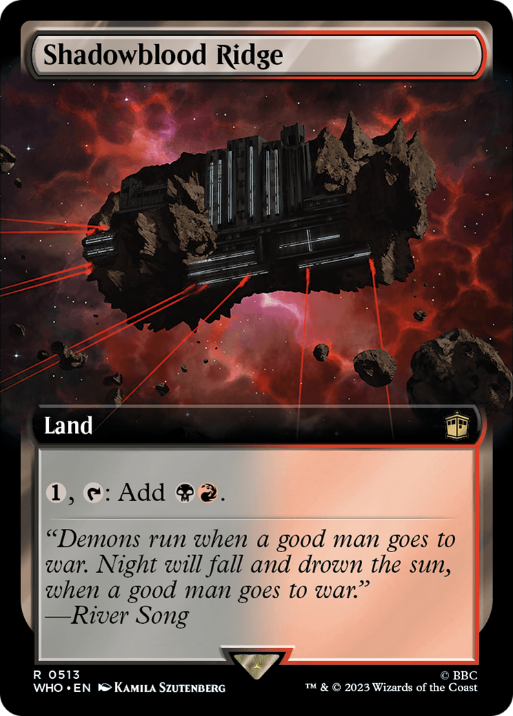 Shadowblood Ridge (WHO-513) - Doctor Who: (Extended Art)