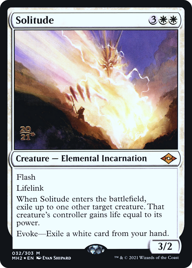 Solitude (PRE-032) - Modern Horizons 2 Promos (Prerelease) Foil