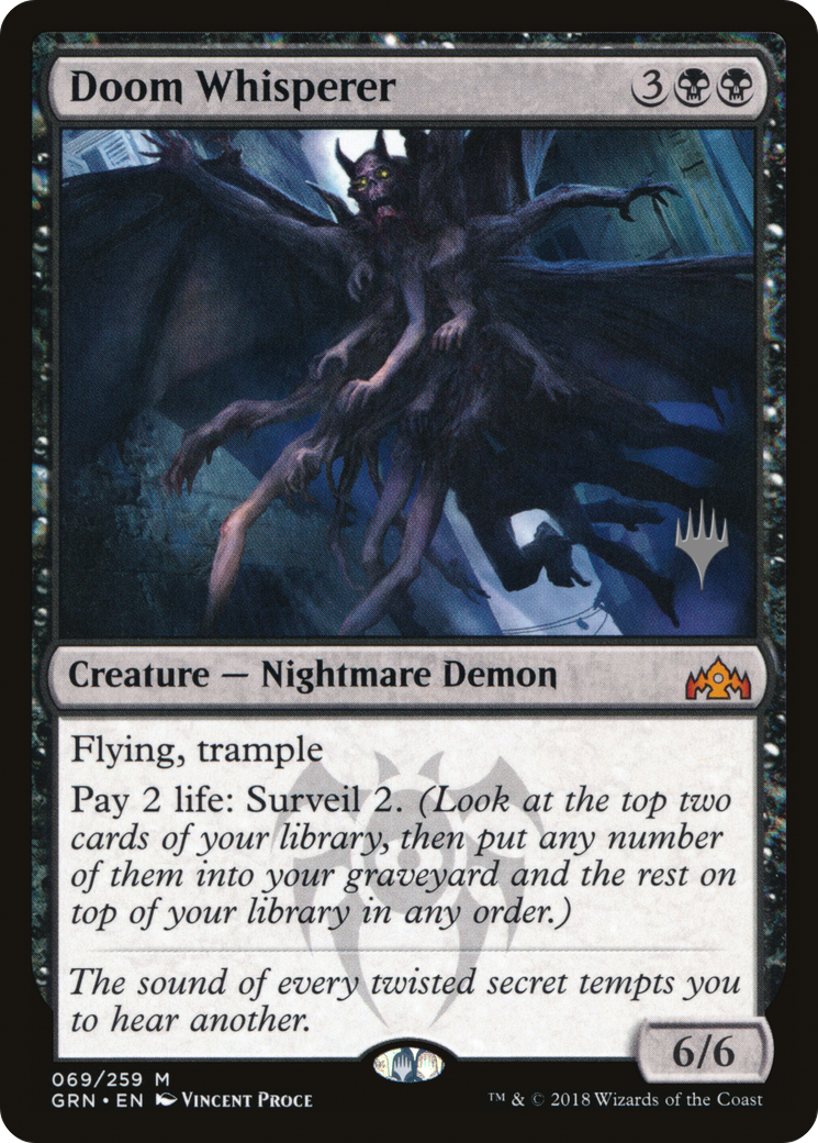 Doom Whisperer (PPM20-69P) - Guilds of Ravnica Promos (Promo Pack)