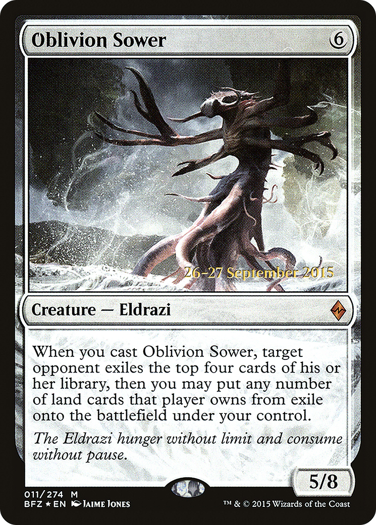 Oblivion Sower (PRE-11S) - Battle for Zendikar Promos (Prerelease) Foil