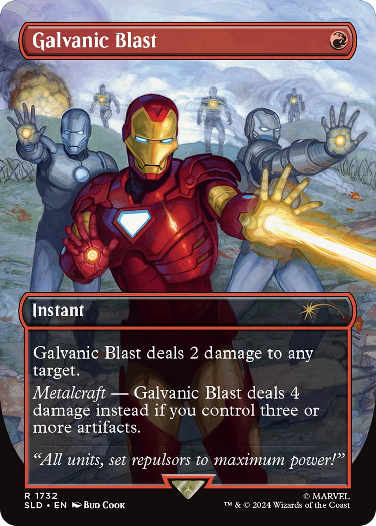 Galvanic Blast (Borderless)(SLD-1732) - Secret Lair Drop