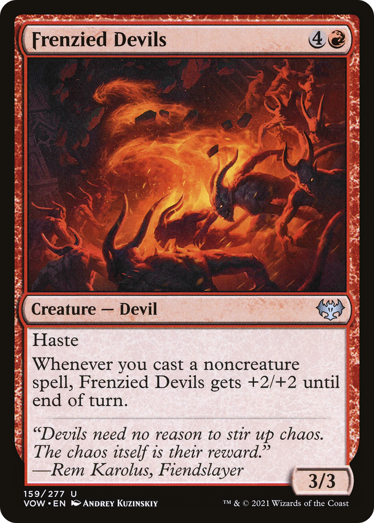 Frenzied Devils (VOW-159) - Innistrad: Crimson Vow