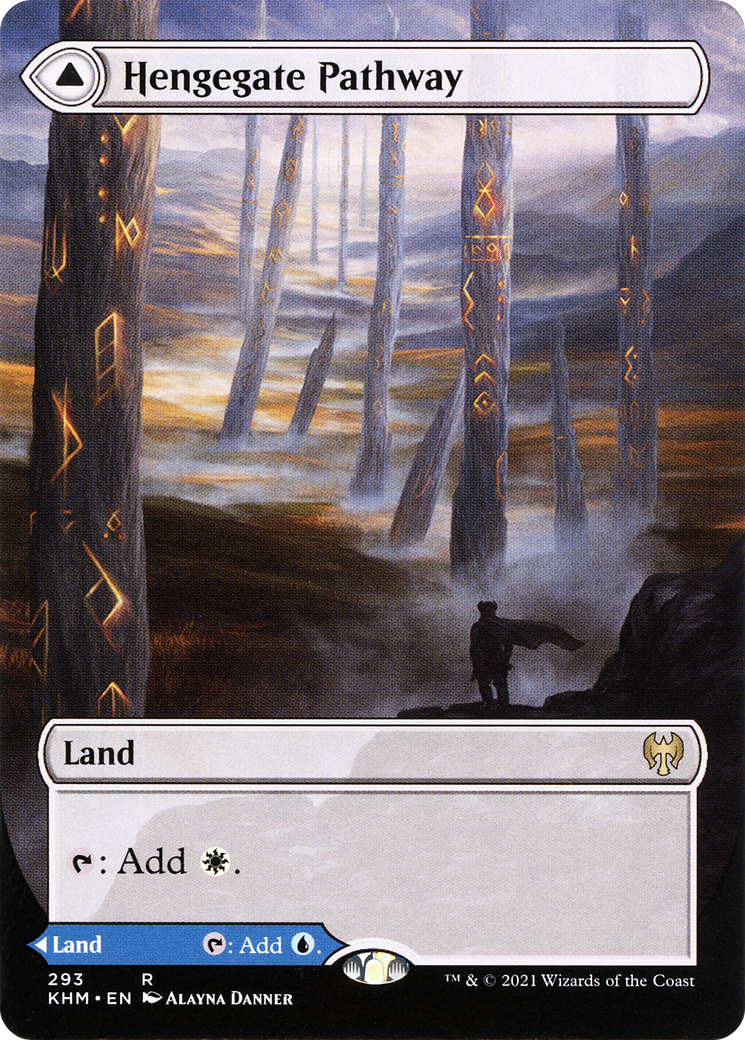 Hengegate Pathway // Mistgate Pathway (KHM-293) - Kaldheim: (Showcase) Foil