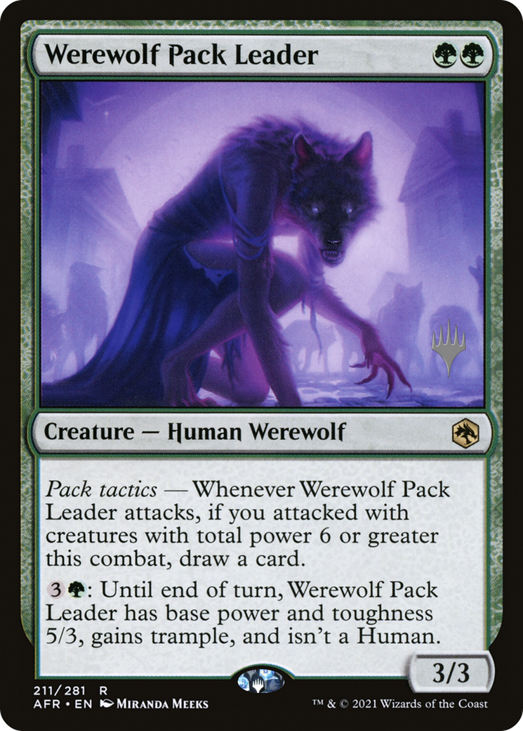 Werewolf Pack Leader (PPAFR-211P) - Adventures in the Forgotten Realms Promos (Promo Pack)