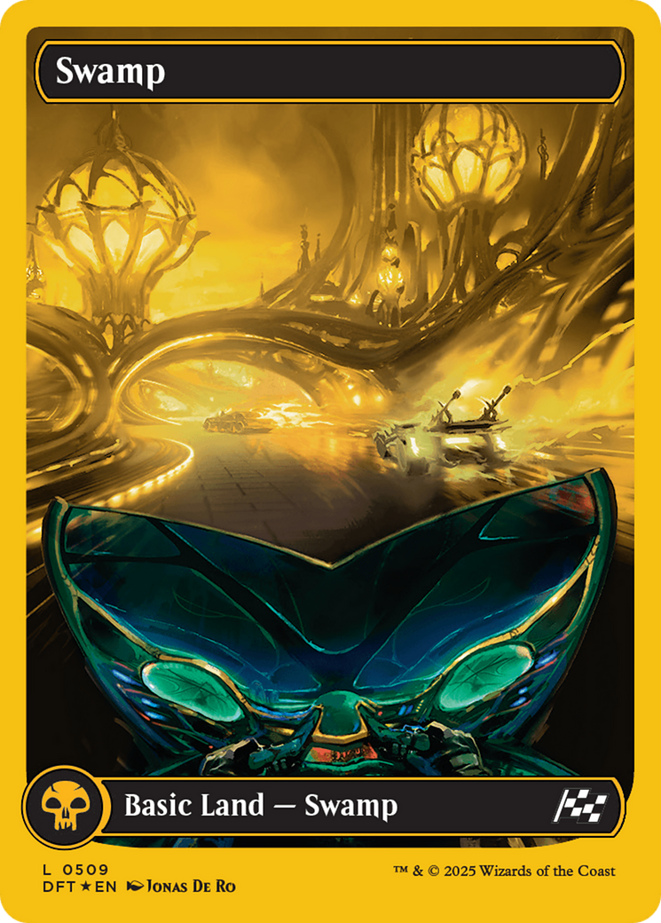 Swamp (0509) (First-Place Foil) (DFT-509) - Aetherdrift Foil