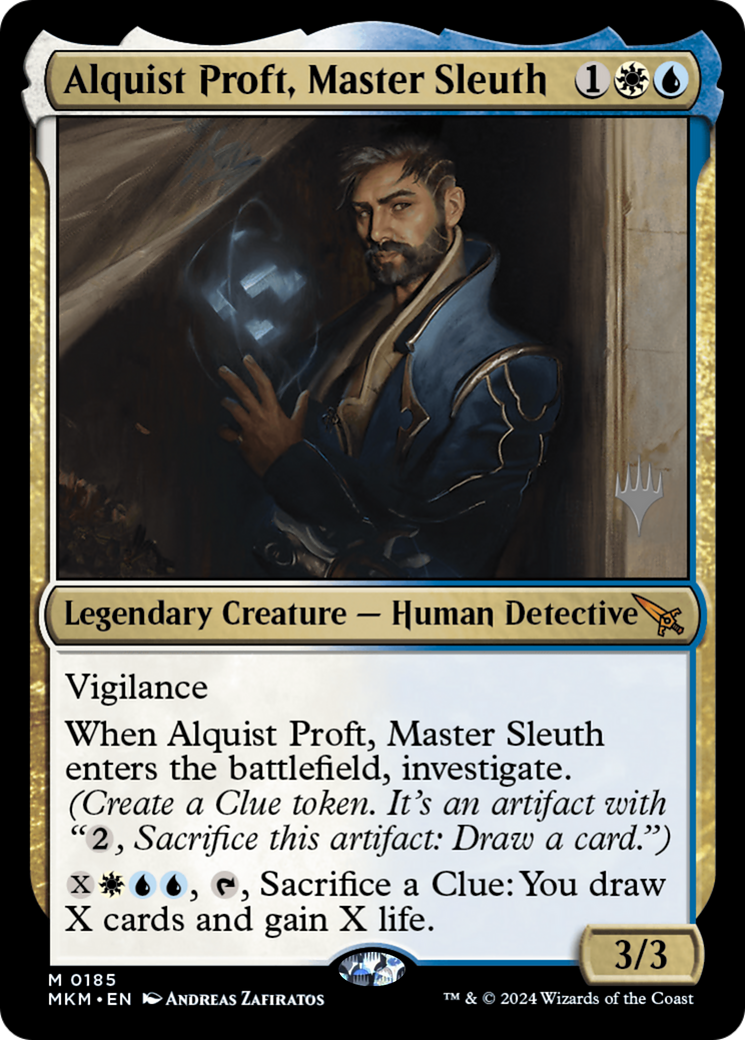 Alquist Proft, Master Sleuth (PPMKM-185) - Murders at Karlov Manor Promos (Promo Pack)