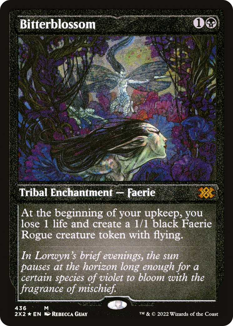 Bitterblossom (Foil Etched) (2X2-436) - Double Masters 2022 Foil