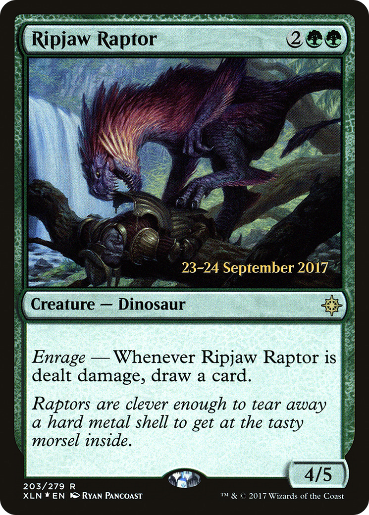 Ripjaw Raptor (PRE-203S) - Ixalan Promos (Prerelease) Foil