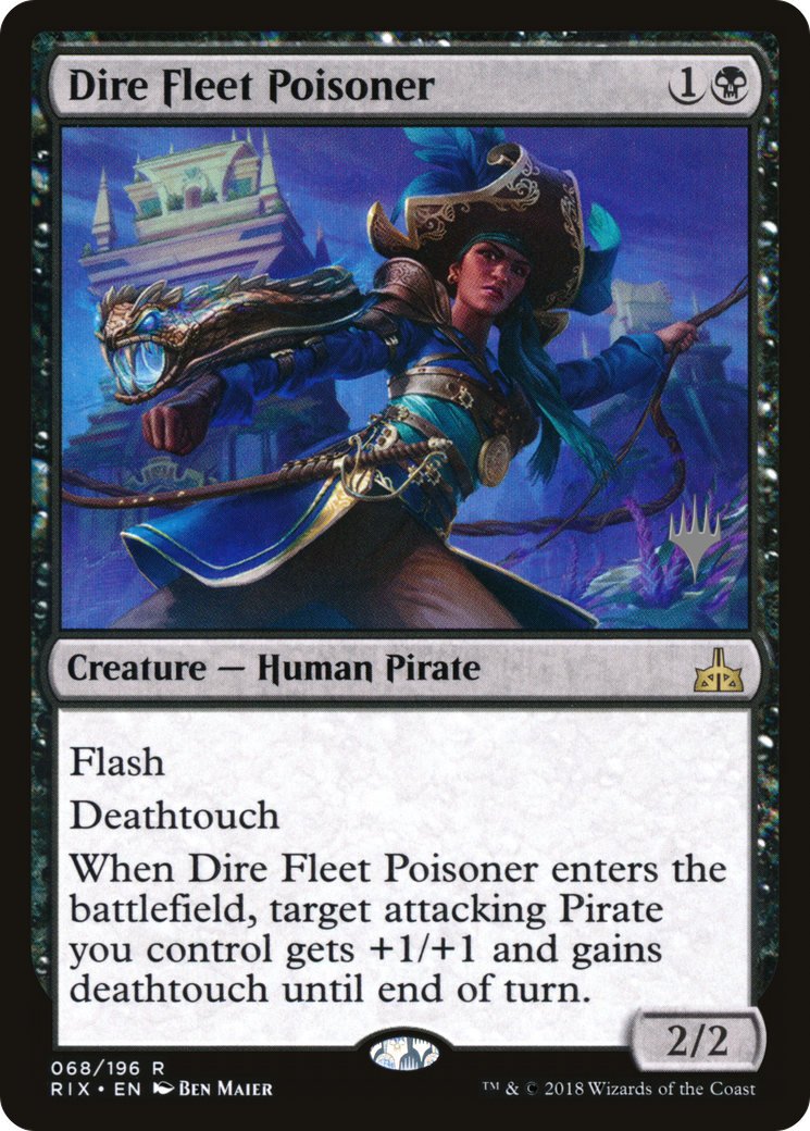 Dire Fleet Poisoner (PPM20-68P) - Rivals of Ixalan Promos (Promo Pack)