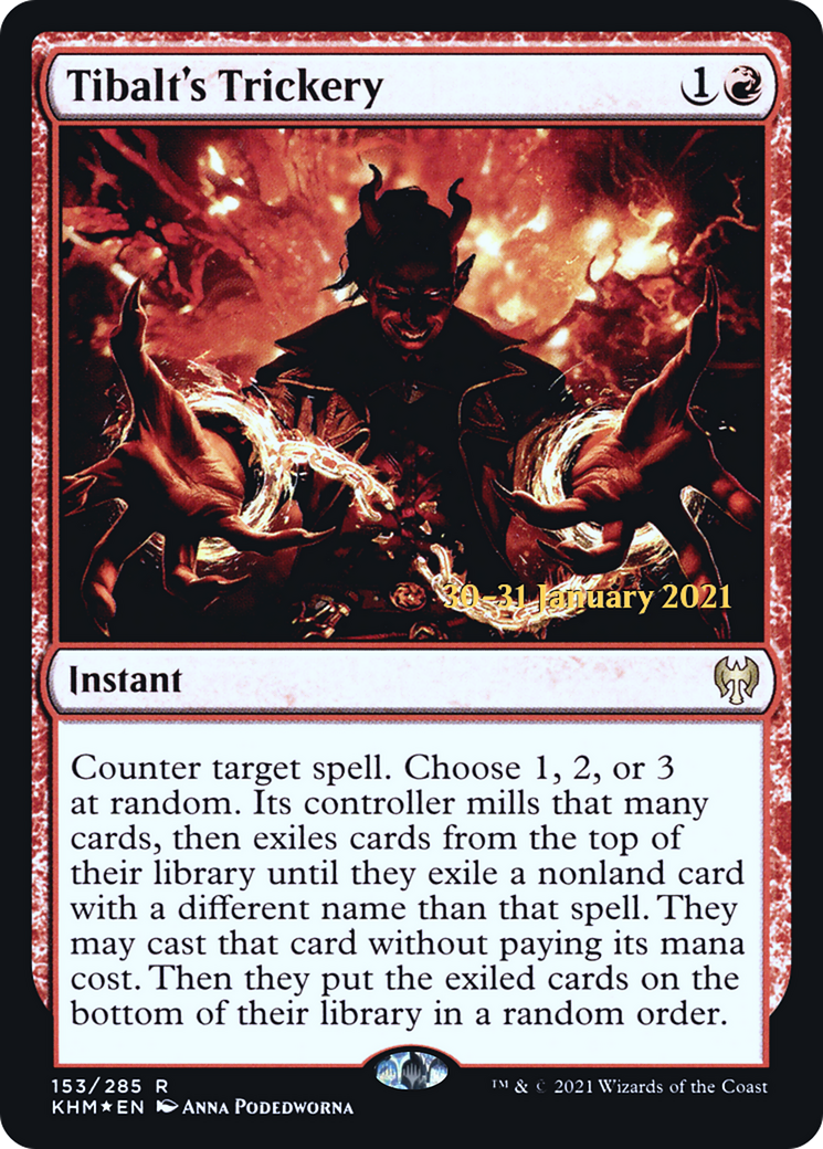 Tibalt's Trickery (PRE-153S) - Kaldheim Promos (Prerelease) Foil
