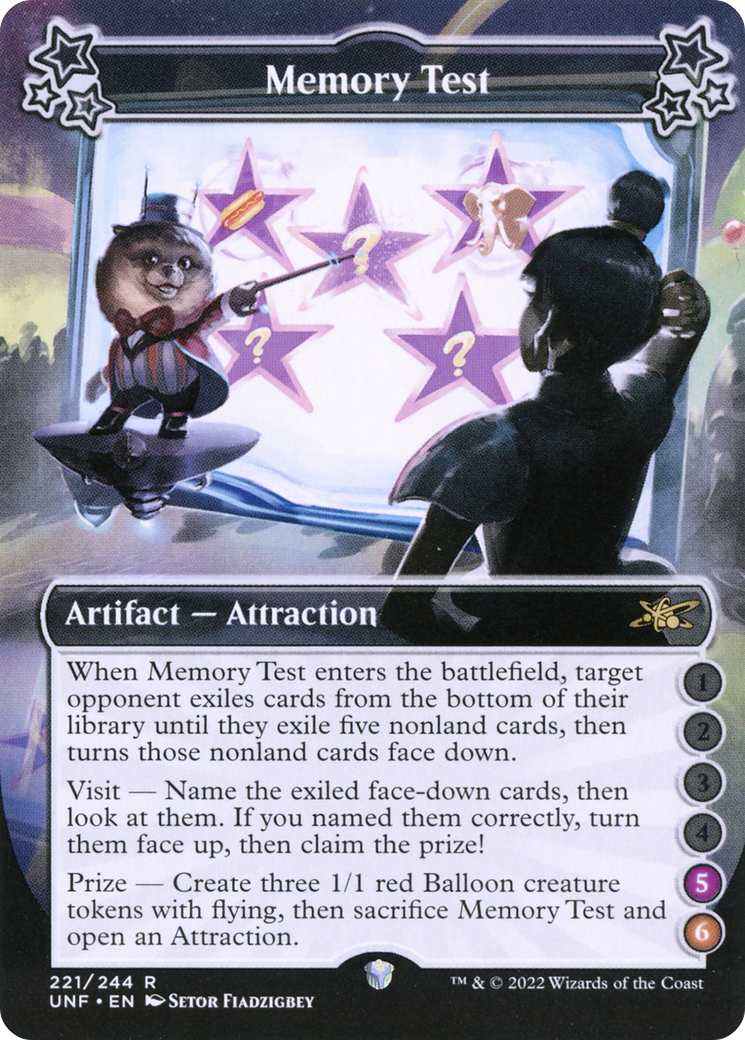 Memory Test (5-6) (UNF-221B) - Unfinity Foil