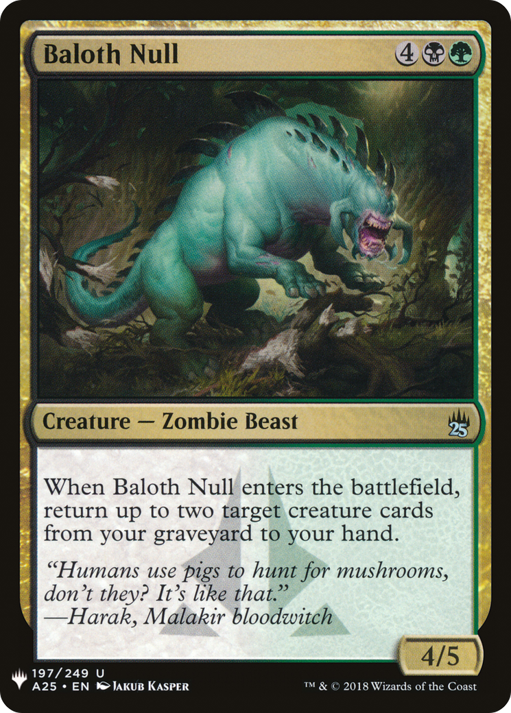 Baloth Null (LIST-A25-197) - The List