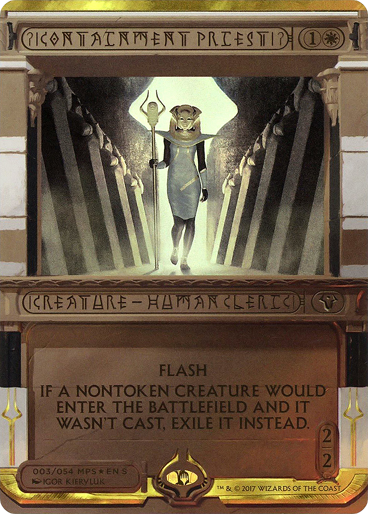 Containment Priest (MPS2-003) - Amonkhet Invocations Foil
