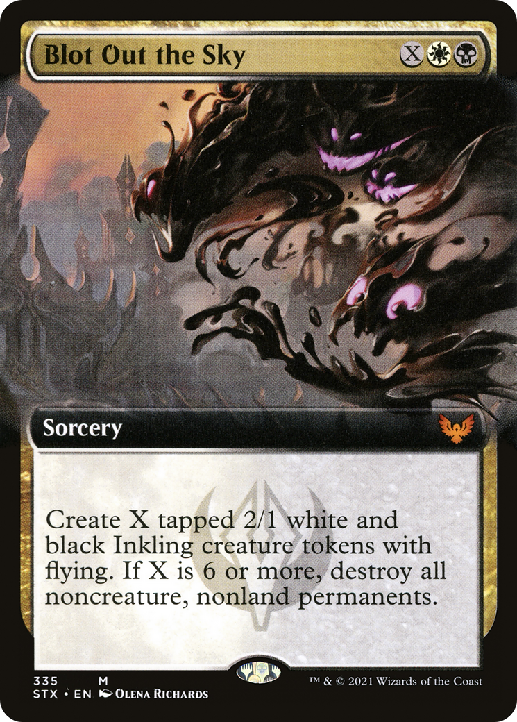 Blot Out the Sky (Extended Art) (STX-335) - Strixhaven: School of Mages: (Extended Art)