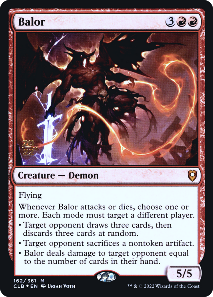 Balor (PRE-162S) - Battle for Baldur's Gate Promos (Prerelease) Foil