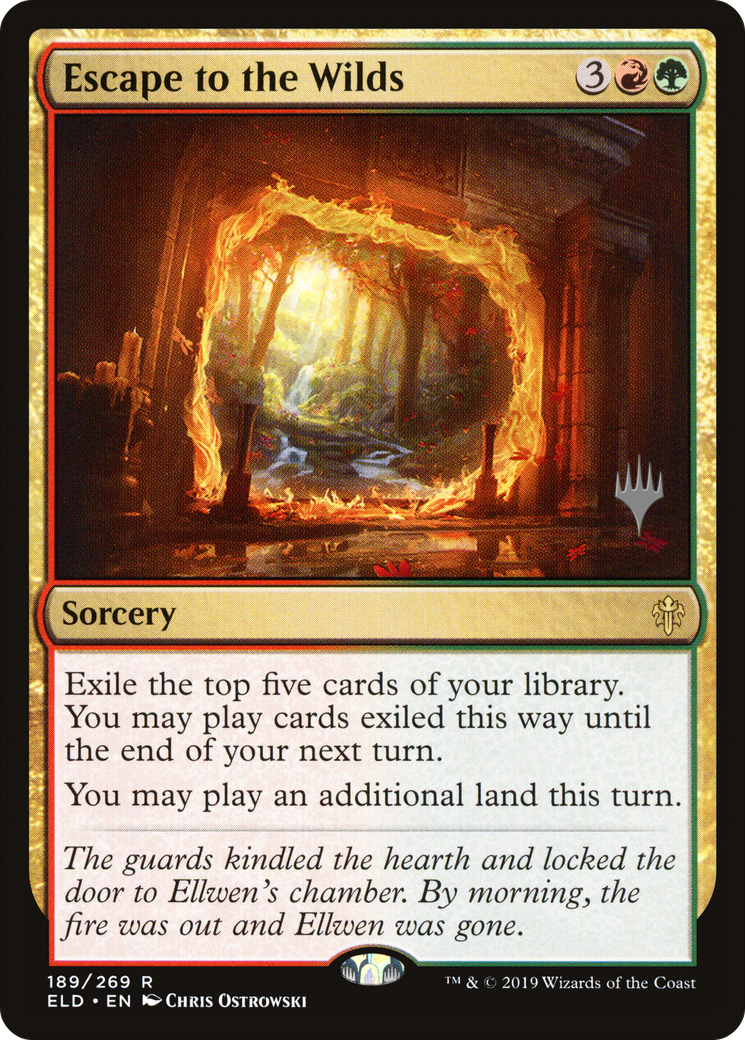 Escape to the Wilds (PPELD-189P) - Throne of Eldraine Promos (Promo Pack)