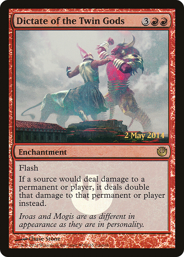 Dictate of the Twin Gods (LARP-093) - Journey into Nyx Promos Foil (Release)