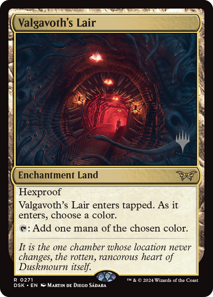 Valgavoth's Lair (PPDSK-271) - Duskmourn: House of Horror Promos (Promo Pack)
