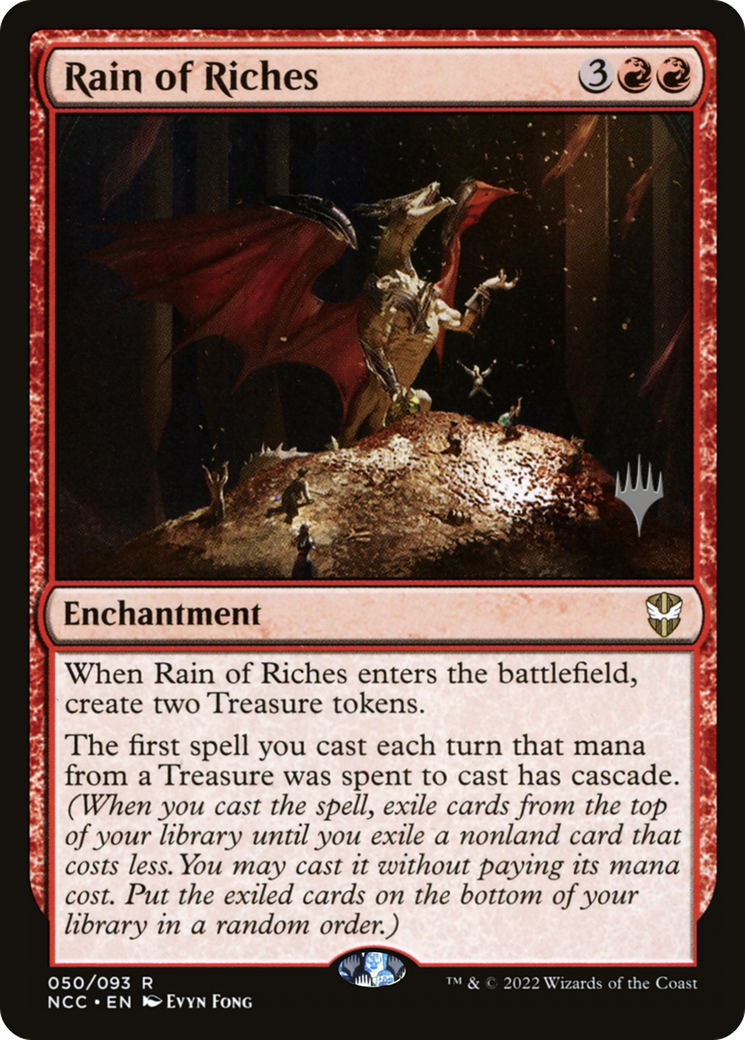 Rain of Riches (PPSNC-050) - New Capenna Commander Promos Foil (Promo Pack)
