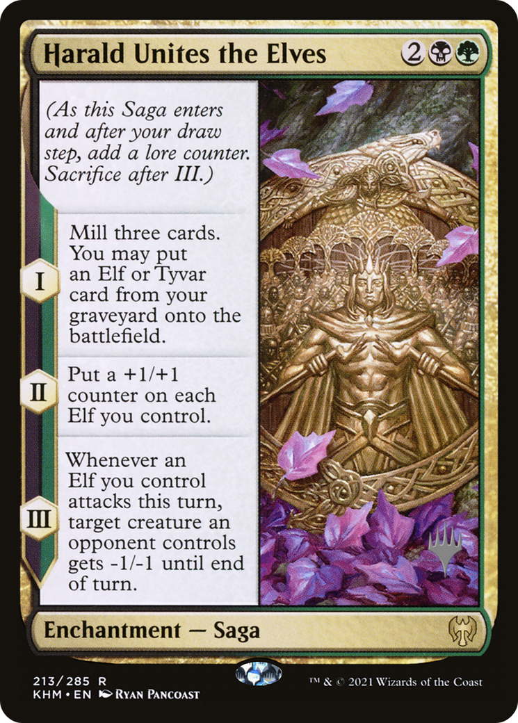 Harald Unites the Elves (PPKHM-213) - Kaldheim Promos (Promo Pack)