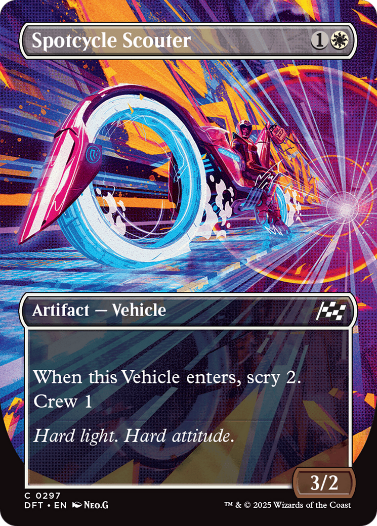 Spotcycle Scouter (Borderless)(DFT-297) - Aetherdrift Foil