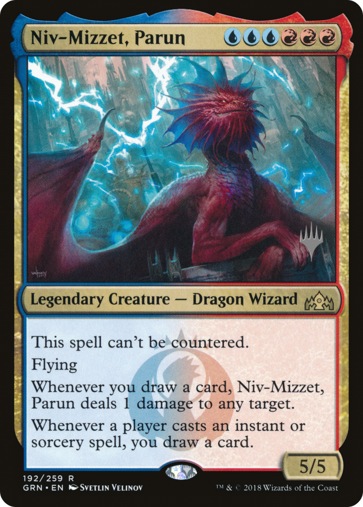 Niv-Mizzet, Parun (PPM20-192P) - Guilds of Ravnica Promos Foil (Promo Pack)