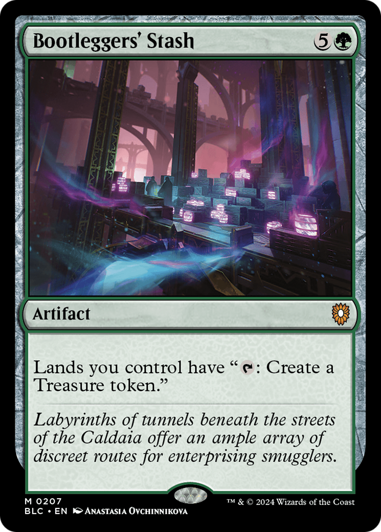 Bootleggers' Stash (BLC-207) - Bloomburrow Commander