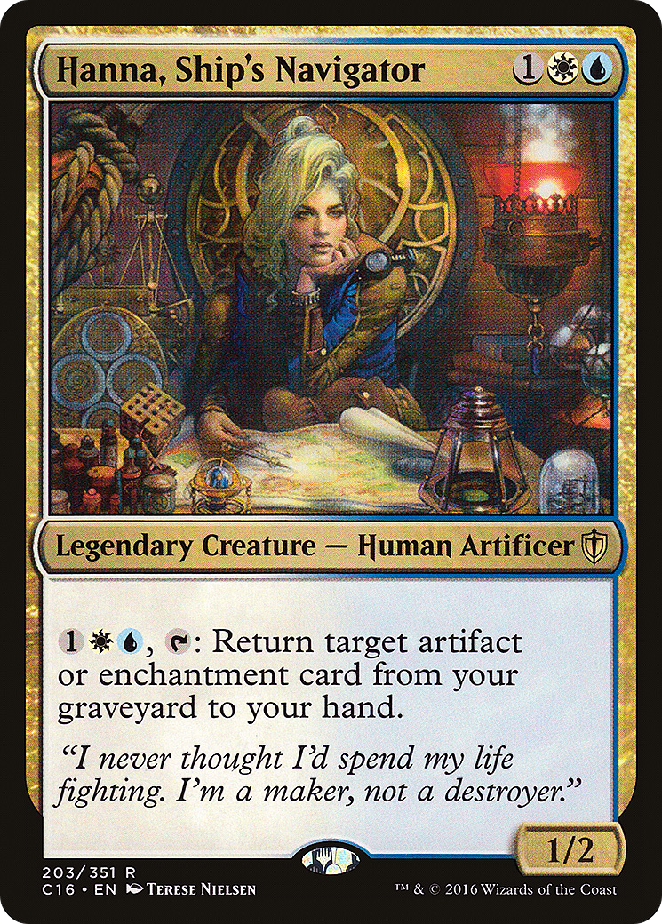 Hanna, Ship's Navigator (C16-203) - Commander 2016