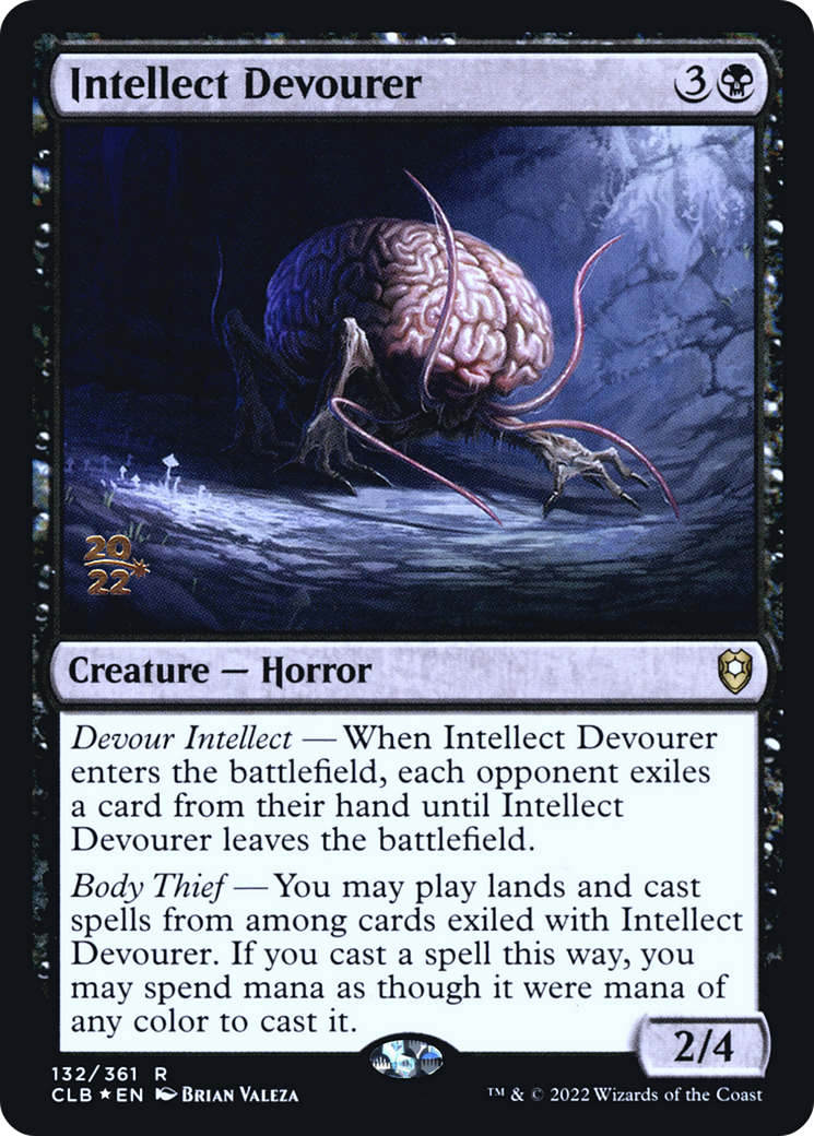 Intellect Devourer (PRE-132S) - Battle for Baldur's Gate Promos (Prerelease) Foil