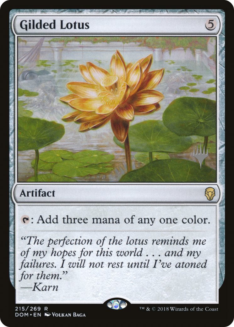 Gilded Lotus (PPM20-215P) - Dominaria Promos (Promo Pack) Foil