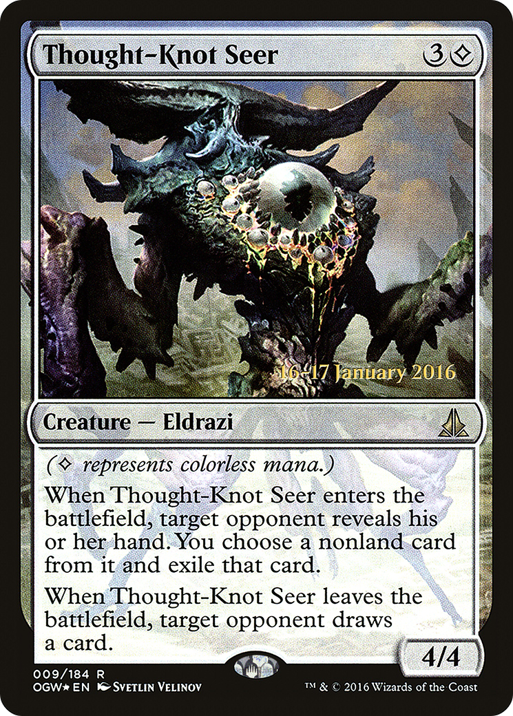 Thought-Knot Seer (PRE-09S) - Oath of the Gatewatch Promos (Prerelease) Foil
