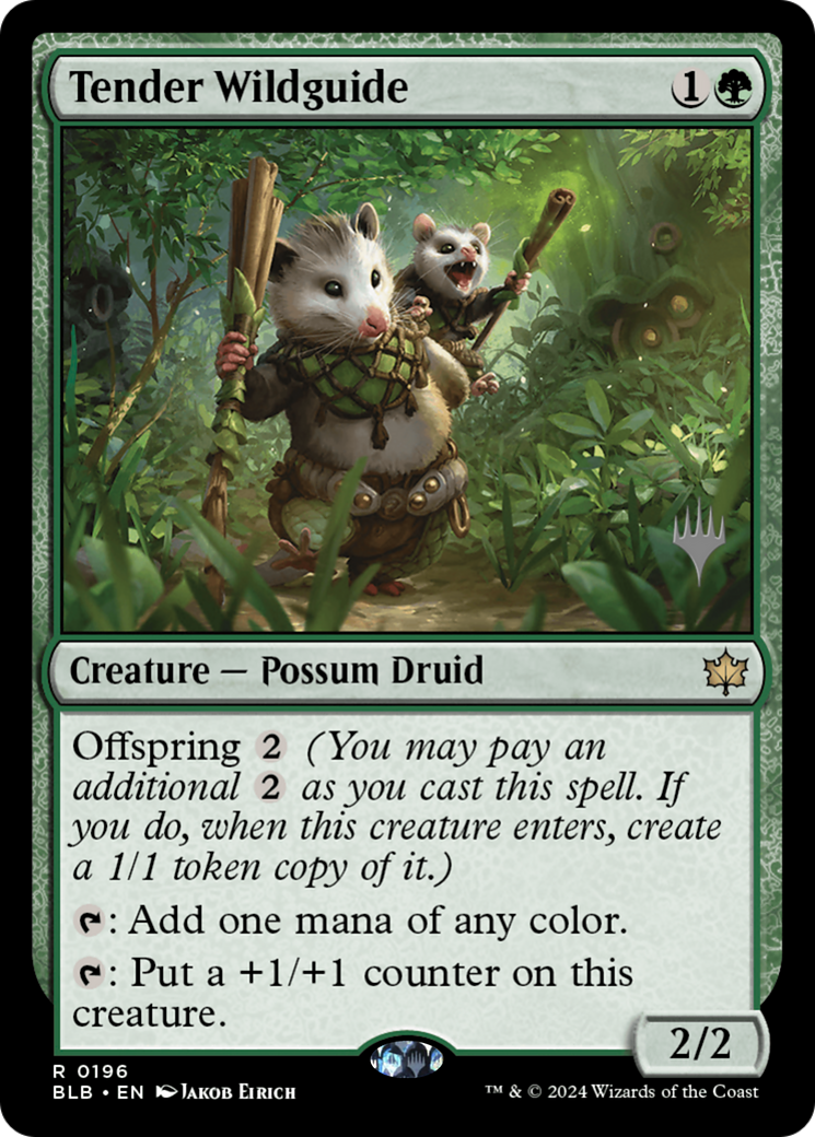 Tender Wildguide (PPBLB-196) - Bloomburrow Promos (Promo Pack)