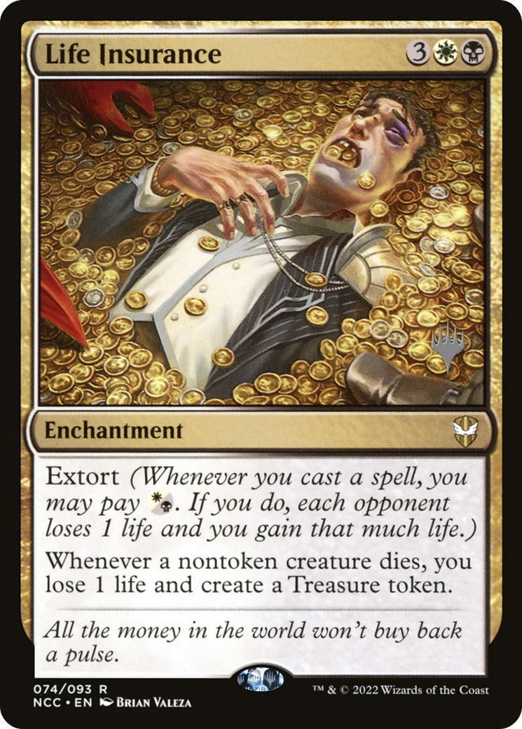 Life Insurance (PPSNC-074) - New Capenna Commander Promos Foil (Promo Pack)