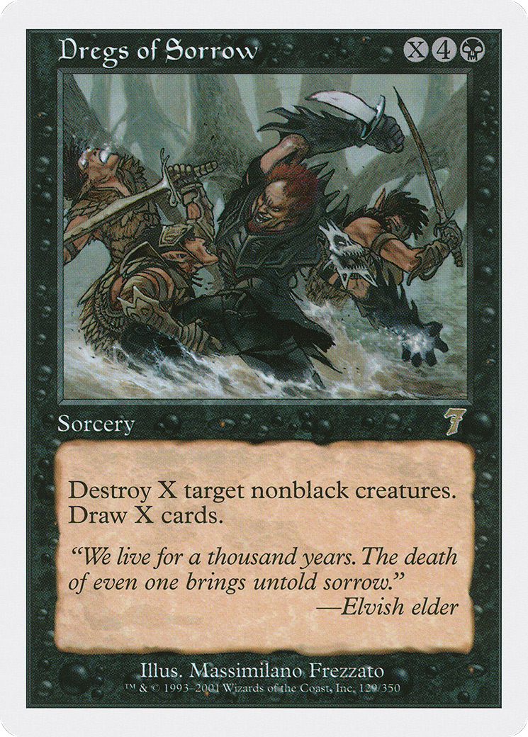 Dregs of Sorrow (7ED-129) - Seventh Edition