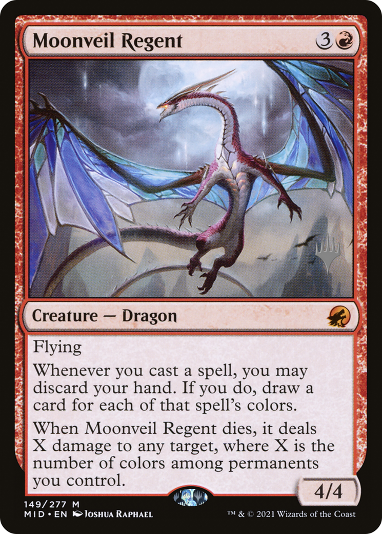 Moonveil Regent (PPMID-149P) - Innistrad: Midnight Hunt Promos (Promo Pack) Foil