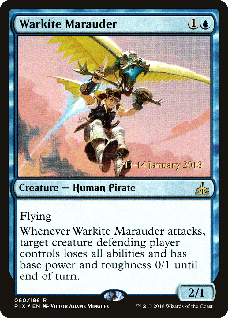 Warkite Marauder (PRE-60S) - Rivals of Ixalan Promos (Prerelease) Foil