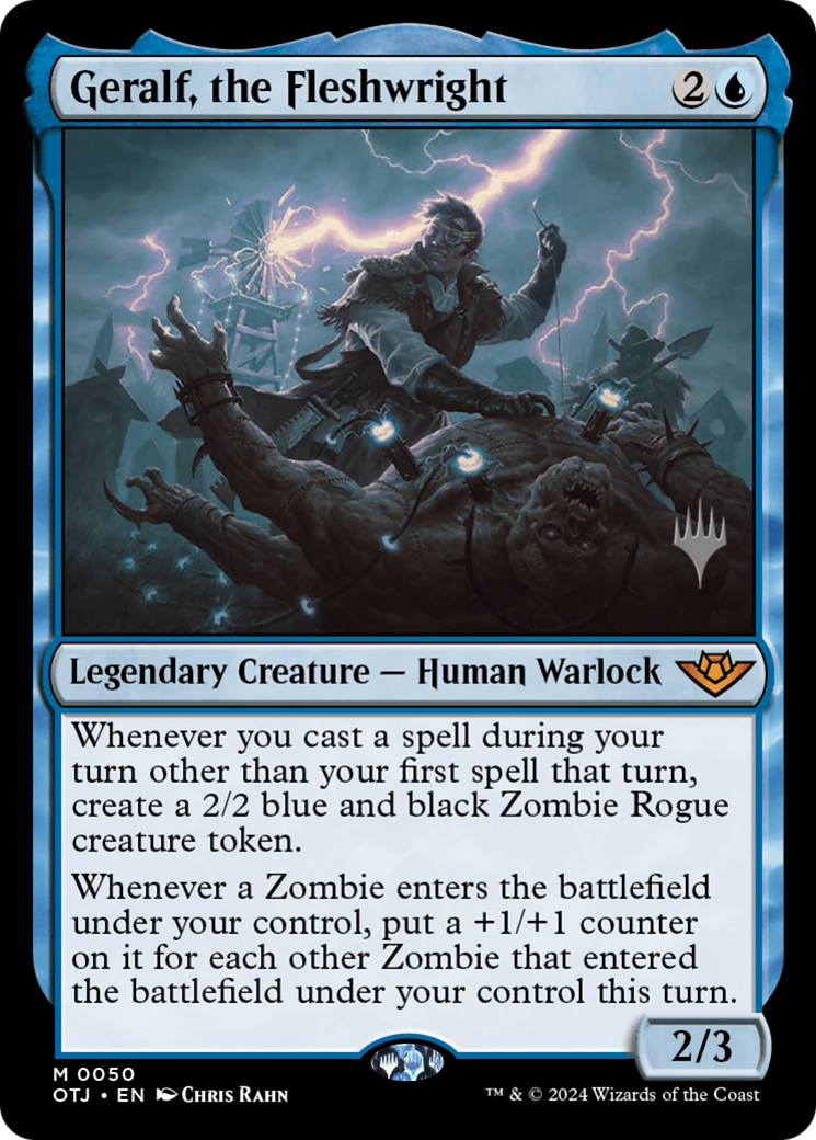 Geralf, the Fleshwright (PPOTJ-050) - Outlaws of Thunder Junction Promos Foil (Promo Pack)