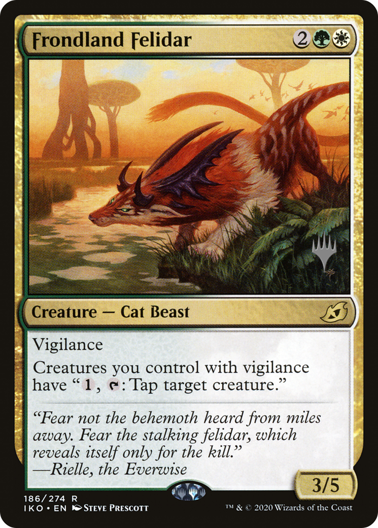 Frondland Felidar (PPIKO-186P) - Ikoria: Lair of Behemoths Promos (Promo Pack)