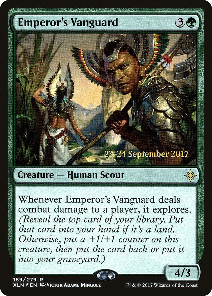 Emperor's Vanguard (PRE-189S) - Ixalan Promos (Prerelease) Foil