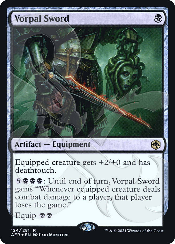 Vorpal Sword (AFR&-124A) - Adventures in the Forgotten Realms Promos Foil