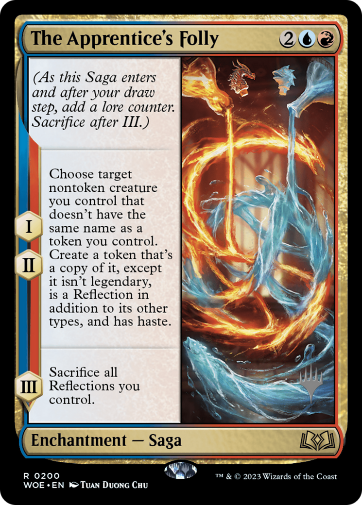The Apprentice's Folly (PPWOE-200) - Wilds of Eldraine Promos Foil (Promo Pack)